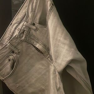 SOLD  custom distressed jeans- Levi’s